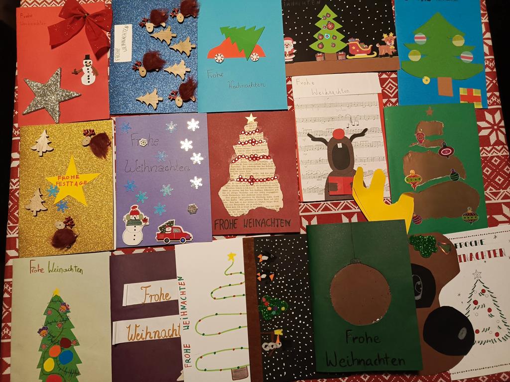 Międzyszkolna wymiana kartek świątecznych w języku niemieckim